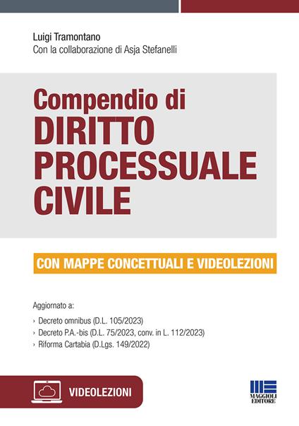 Compendio di diritto processuale civile. Con videolezioni - Luigi Tramontano,Asja Stefanelli - copertina