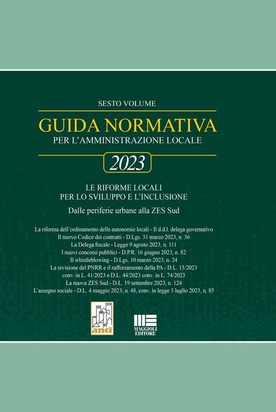 Guida normativa per l'amministrazione locale 2023 - copertina