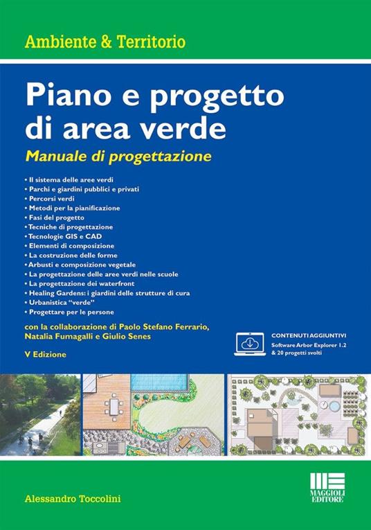 Piano e progetto di area verde. Manuale di progettazione - Alessandro Toccolini - copertina