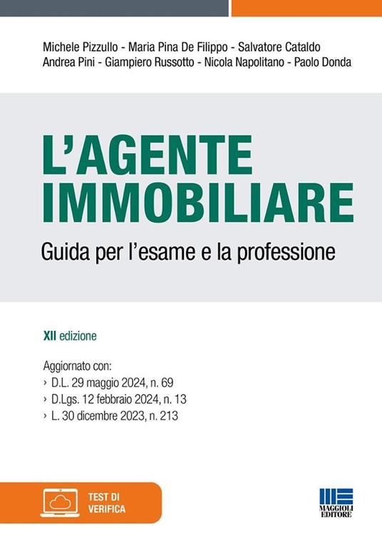 L'agente immobiliare. Guida per l'esame e la professione. Con espansione online - Michele Pizzullo,Maria Pina De Filippo,Salvatore Cataldo - copertina
