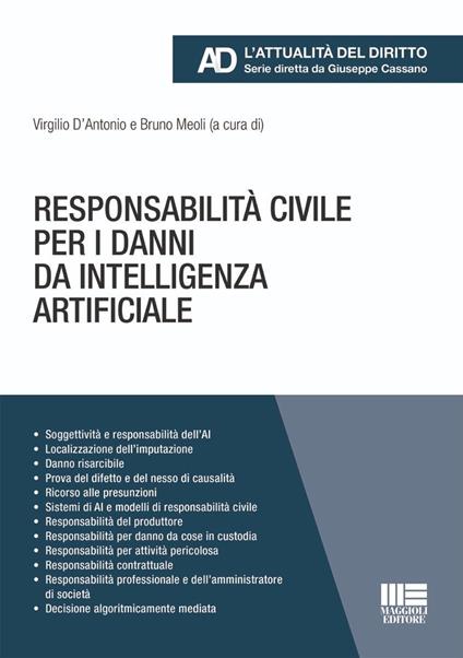 Responsabilità civile per i danni da intelligenza artificiale - copertina