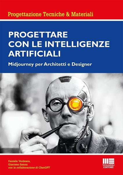 Progettare con le Intelligenze Artificiali. Midjourney per architetti e designer - Daniele Verdesca,Giacomo Sanna - copertina