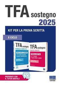 Concorso TFA sostegno 2025. Kit per la prova scritta. Con tutor digitale