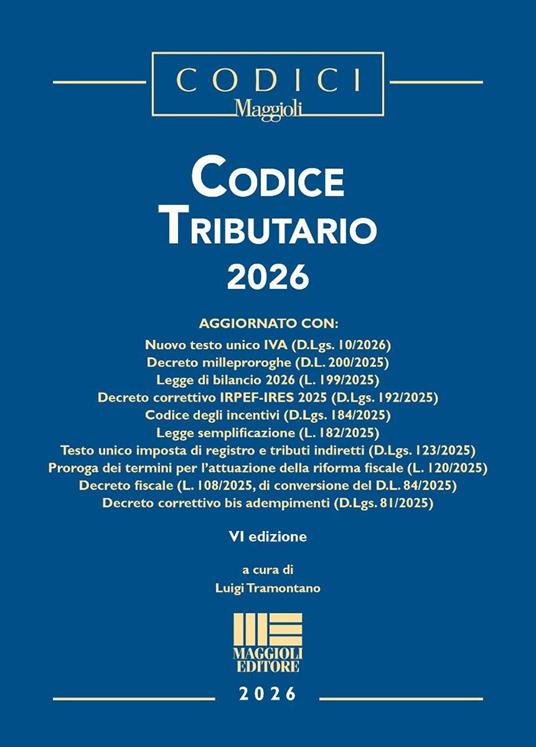 Codice tributario 2026 - copertina