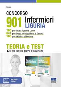 Concorso 901 infermieri Liguria. Kit. 160 posti area Ponente ligure, 641 posti area metropolitana di Genova, 100 posti riviera di Levante