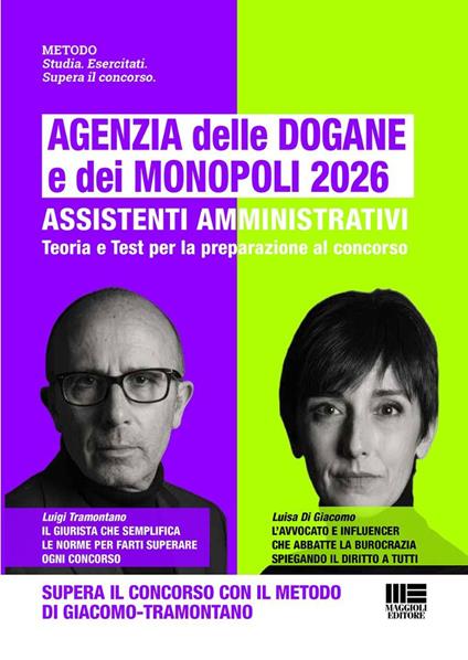 Agenzia delle Dogane e dei Monopoli 2026. Assistenti Amministrativi - copertina