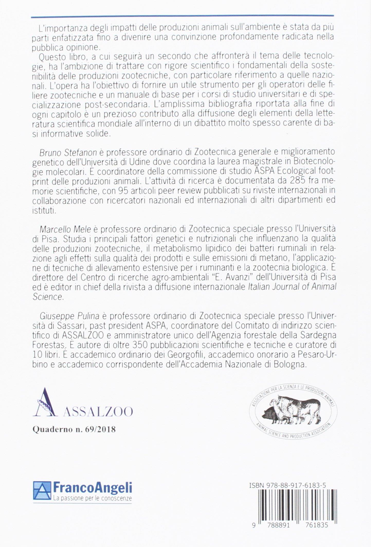 Allevamento animale e sostenibilità ambientale. Vol. 1: principi, I.