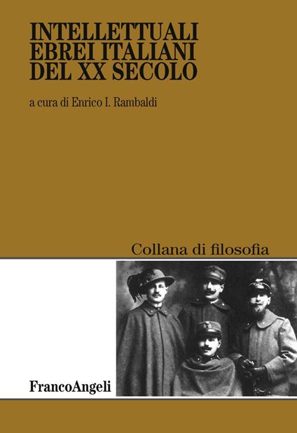 Intellettuali ebrei italiani del XX secolo - copertina