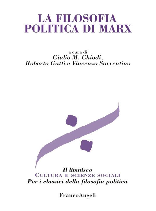 La filosofia politica di Marx - copertina