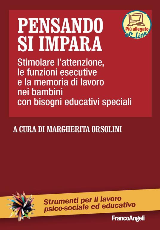 Pensando si impara. Stimolare l'attenzione, le funzioni esecutive e la memoria di lavoro nei bambini con bisogni educativi speciali. Con aggiornamento online - copertina