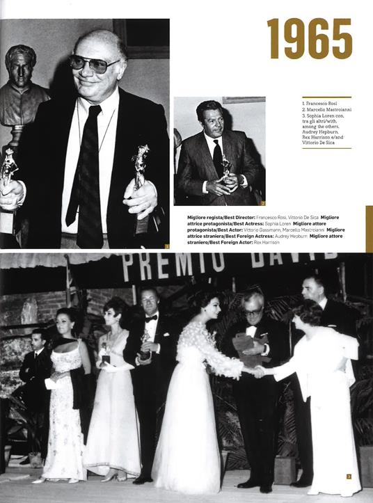 David di Donatello awards. 1956-2016. 60 anni di storia del cinema. Ediz. italiana e inglese - 2