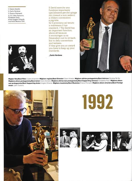 David di Donatello awards. 1956-2016. 60 anni di storia del cinema. Ediz. italiana e inglese - 5