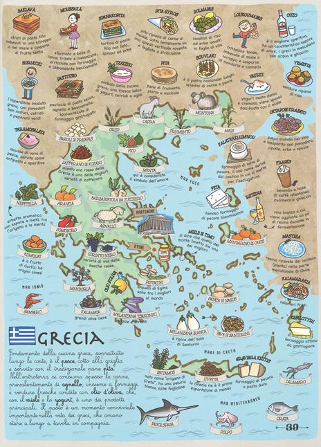 Mappe del gusto. L'atlante per scoprire tutti i cibi buoni del mondo. Ediz. illustrata - Giulia Malerba,Febe Sillani - 3