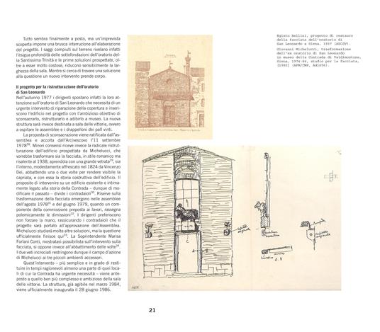 Giovanni Michelucci e la sede della contrada di Valdimonte a Siena (1974-1997). Ediz. a colori - Roberto Dulio - 2