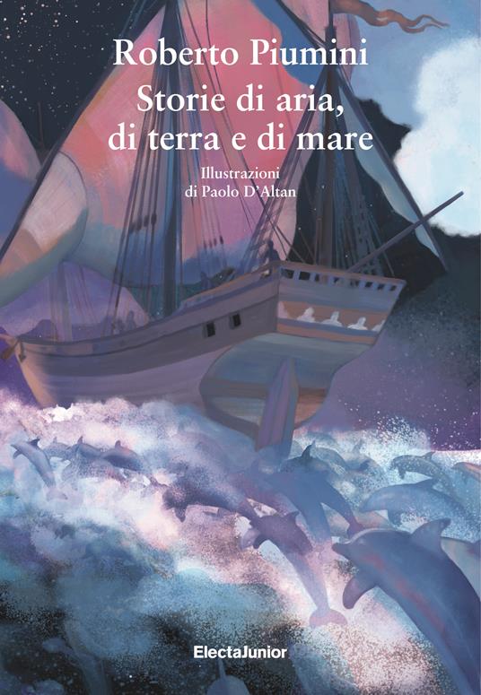 Storie di aria, di terra e di mare - Roberto Piumini - copertina