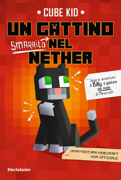 Un gattino smarrito nel Nether - Cube Kid - copertina