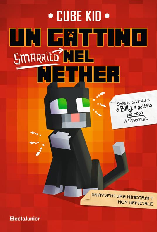 Un gattino smarrito nel Nether - Cube Kid - copertina