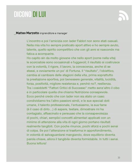 L' indice di equilibrio. Come, cosa e quando mangi è più importante di quanto mangi - Iader Fabbri - 2