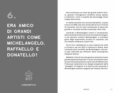 Leonardo da Vinci. 100 domande. 150 risposte. Il primo libro Chatbot - Andrea Concas - 3