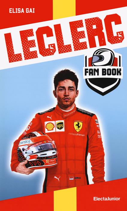 Charles Leclerc fan book - Achille Rubini - copertina