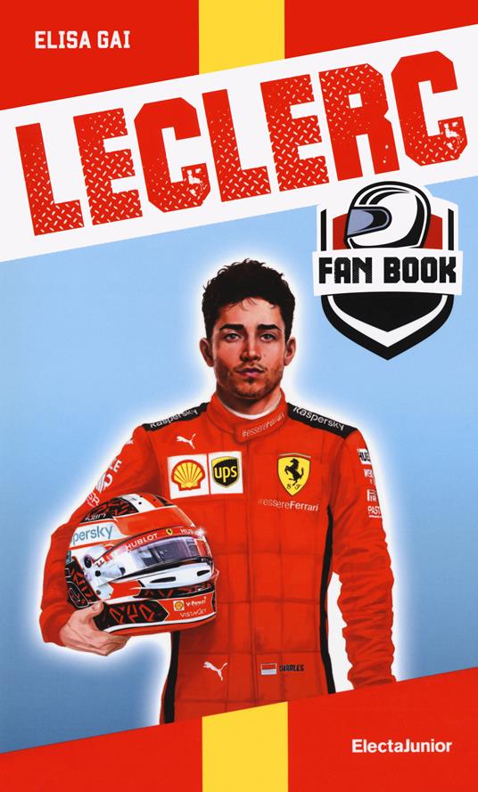 Charles Leclerc fan book - Achille Rubini - copertina