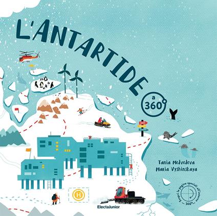 L'Antartide a 360°. Ediz. a colori - Tania Medvedeva,Maria Vyshinskaya - copertina