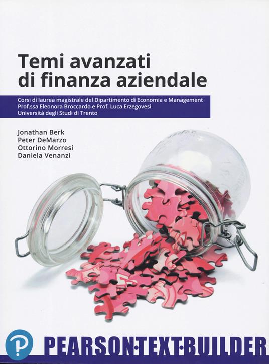 Temi avanzati di finanza aziendale. Con Contenuto digitale per accesso online - copertina