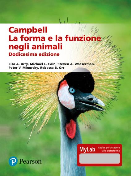 Campbell. La forma e la funzione negli animali. Ediz. mylab - copertina