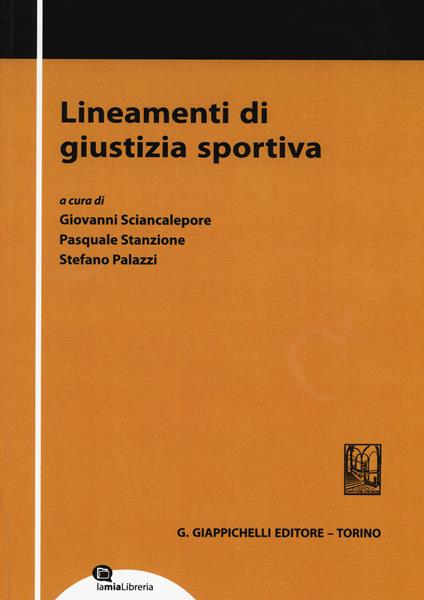 Lineamenti di giustizia sportiva - copertina