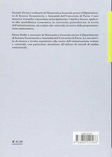 Elementi di matematica - Giorgio Giorgi,Elena Molho - 2