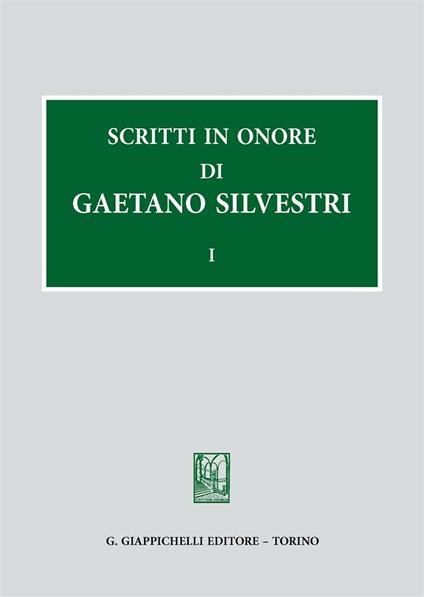Scritti in onore di Gaetano Silvestri - copertina