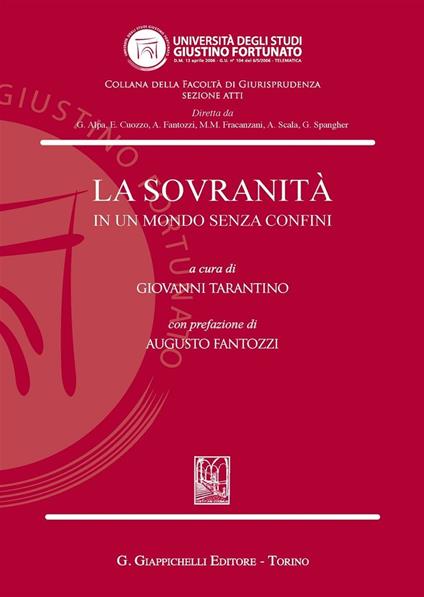 La sovranità in un mondo senza confini - copertina