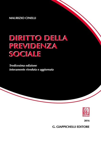 Diritto della previdenza sociale - Maurizio Cinelli - copertina
