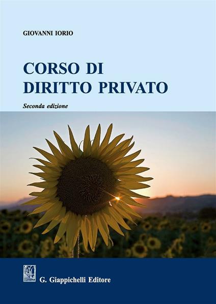 Corso di diritto privato - Giovanni Iorio - copertina