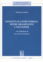 Contratto di lavoro pubblico, potere organizzativo e valutazione