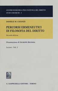 Libro Percorsi ermeneutici di filosofia del diritto. Vol. 2 Daniele M. Cananzi