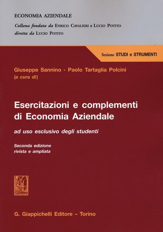 Esercitazioni e complementi di economia aziendale - copertina