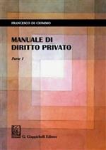 Manuale di diritto privato. Vol. 1