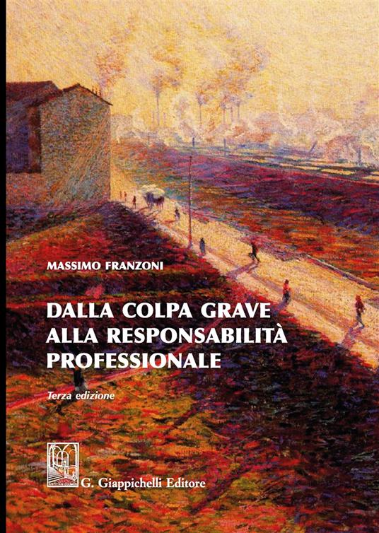 Dalla colpa grave alla responsabilità professionale - Massimo Franzoni - copertina