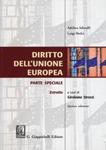 Diritto dell'Unione Europea. Parte speciale. Estratto