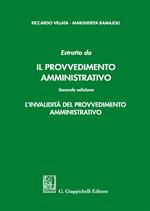 Estratto da «Il provvedimento amministrativo»