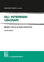 Gli interessi usurari. Quattro voci su un tema controverso