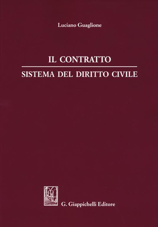 Il contratto. Sistema del diritto civile - Luciano Guaglione - copertina