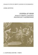 «Iustitia et fides». Studi di diritto canonico processuale e matrimoniale