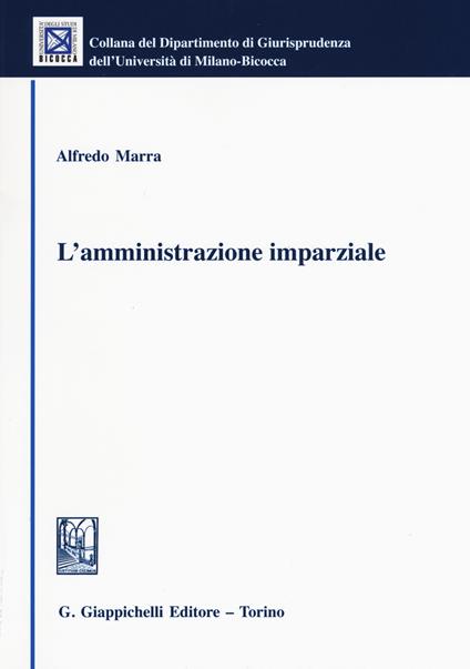 L'amministrazione imparziale - Alfredo Marra - copertina