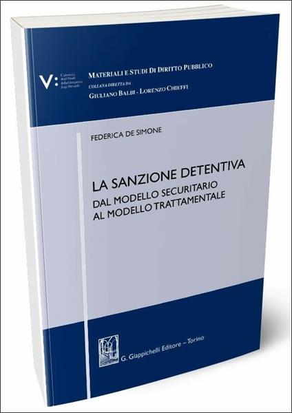 La sanzione detentiva - Federica De Simone - copertina