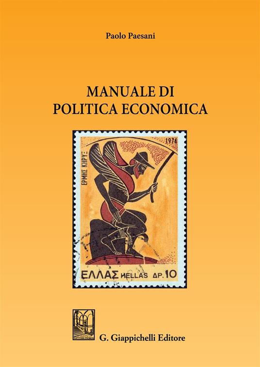 Manuale di politica economica - Paolo Paesani - copertina