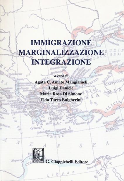 Immigrazione marginalizzazione integrazione - copertina