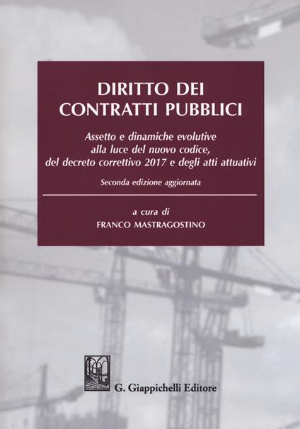 Diritto dei contratti pubblici - copertina