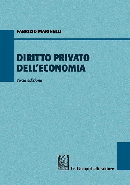 Diritto privato dell'economia - Fabrizio Marinelli - copertina